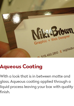 aqueous coating