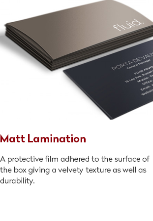 matt lamination