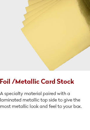 foil metallic card stock