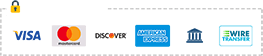 half price packaging payment method icons
