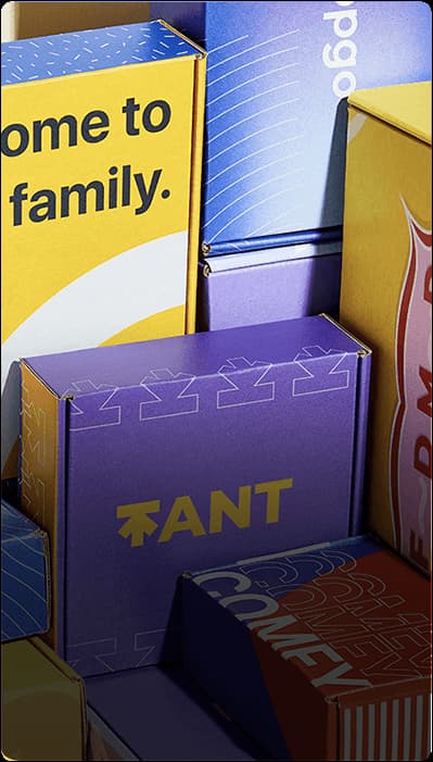 Half price packaging pop ups