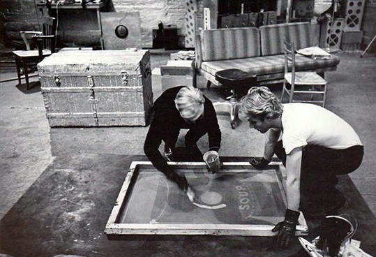 any warhol printing technique