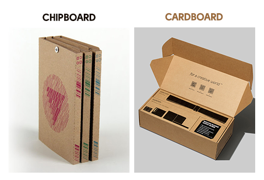 chipboard vs cardboard