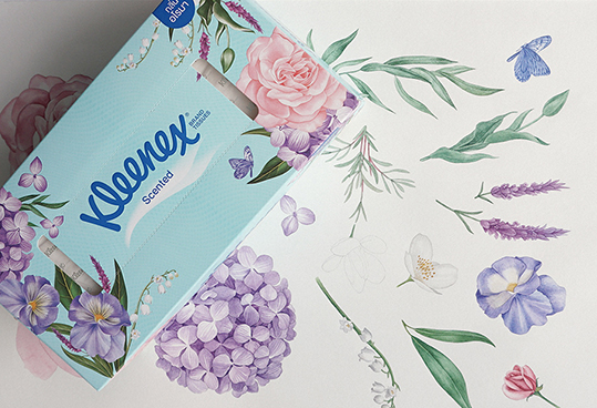 tissue box packaging