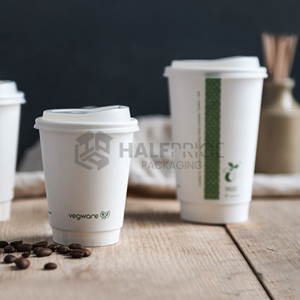 100 compostable coffee cups