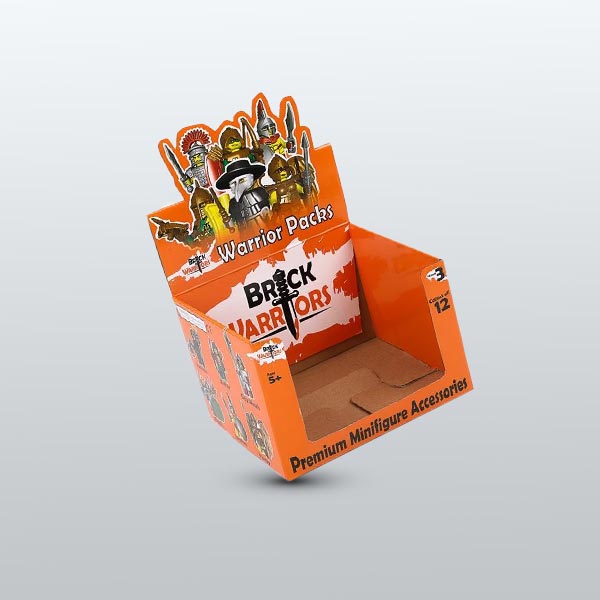 Auto Bottom Counter Display Toy Boxes