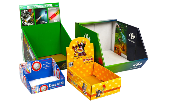 Wholesale Auto Bottom Counter Display Toy Boxes