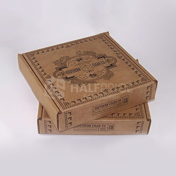 Blank carboard cigar boxes