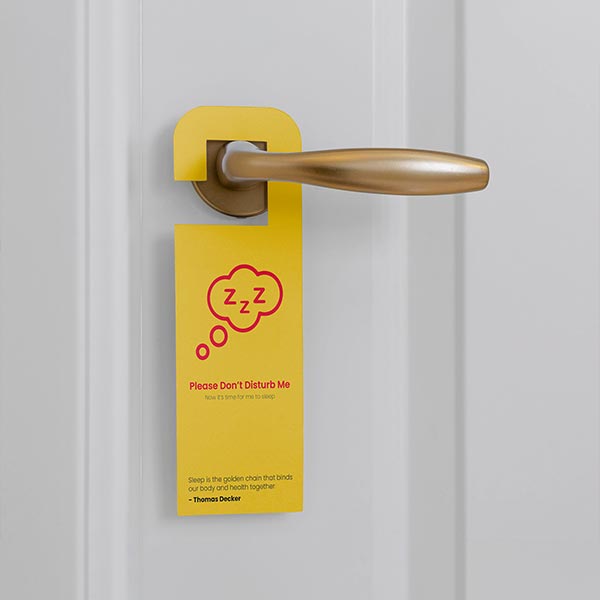 blank door hangers