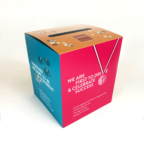 cardboard ballot box