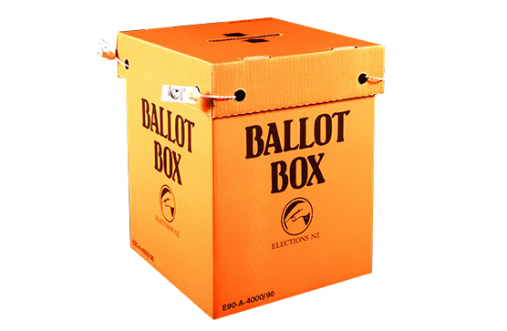 cardboard voting boxes