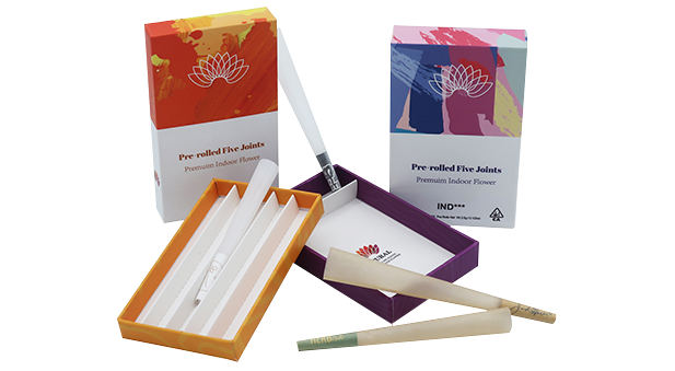 child resistant joint pre roll packaging