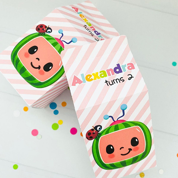cocomelon candy box packaging
