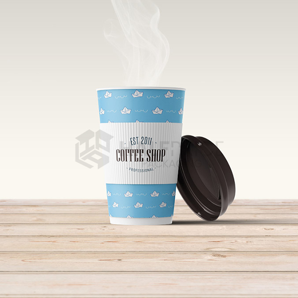 coffee cup cardboard sleeve