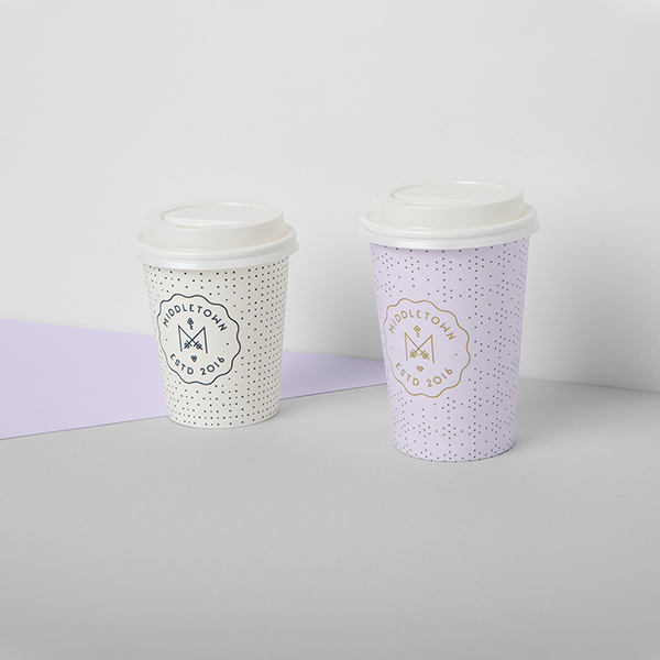 coffee cups with logo