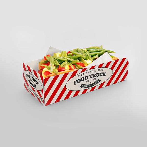 custom brand product tray boxes