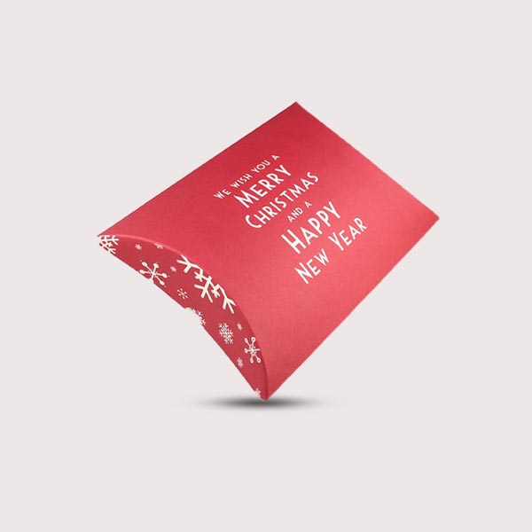 custom christmas pillow boxes