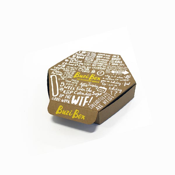 custom food hexagon boxes