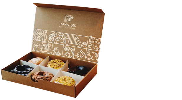 Custom Kraft Donut Boxes