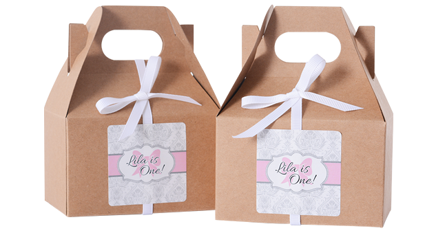 Kraft Gable Boxes Wholesale