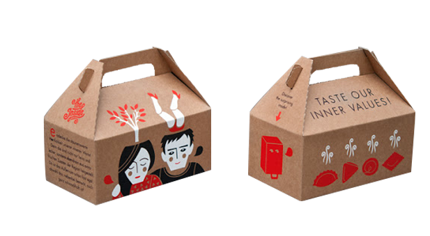 Kraft Paper Gable Box Wholesale