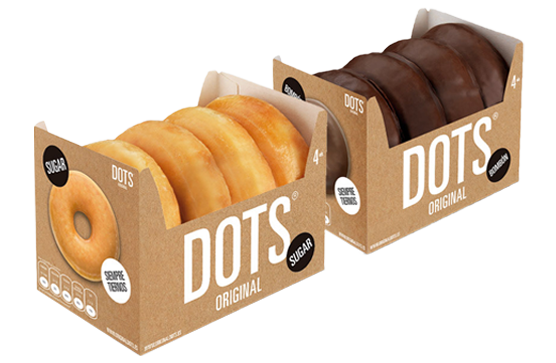 custom printed donut tray box