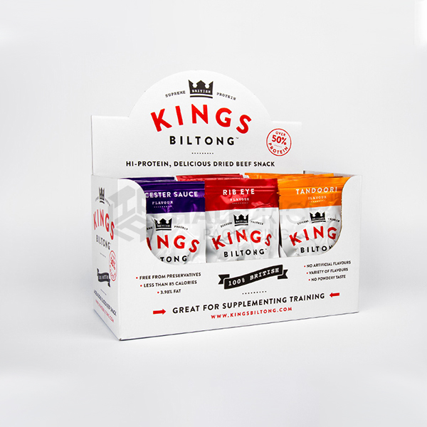 custom printed food counter display boxes