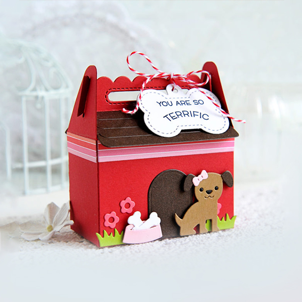 custom red gable boxes
