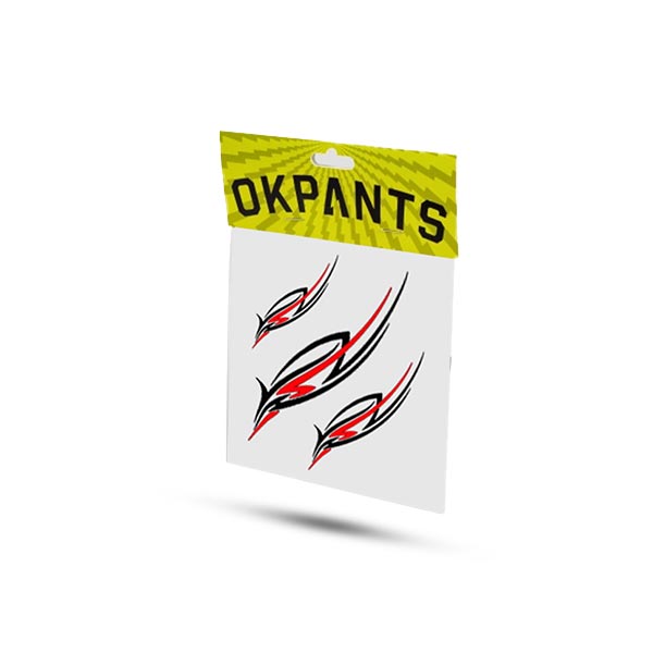 customize car sticker header card