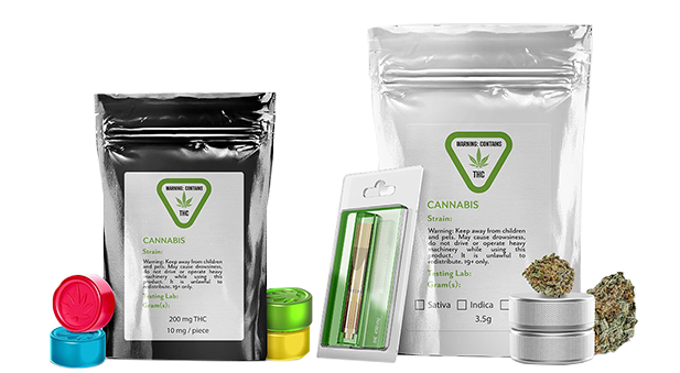 dispensary mylar bags wholesale