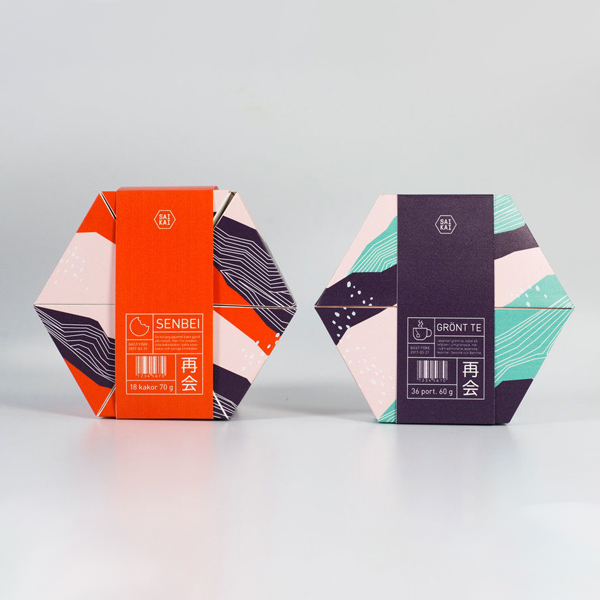 hexagon paper box