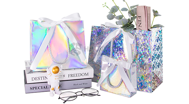 holographic gift bags
