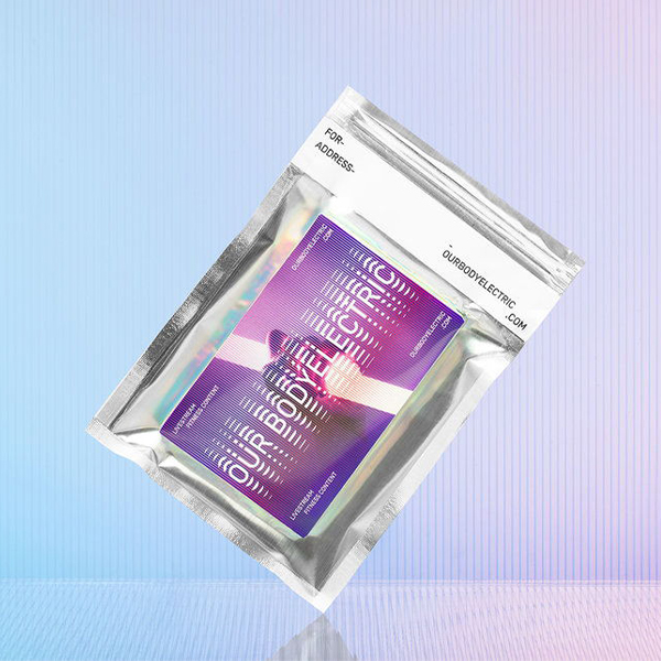 holographic zipper bags