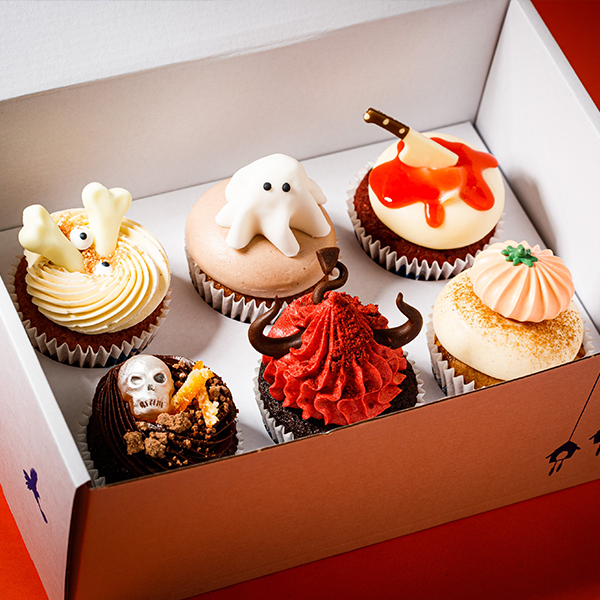 individual halloween cupcake boxes