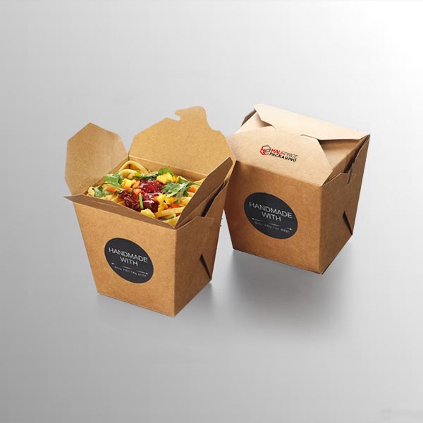 kraft brown take out boxes