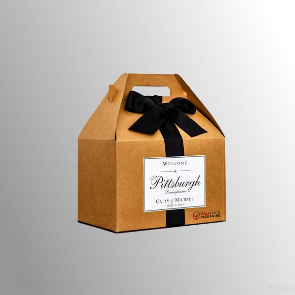 kraft gift box with lid