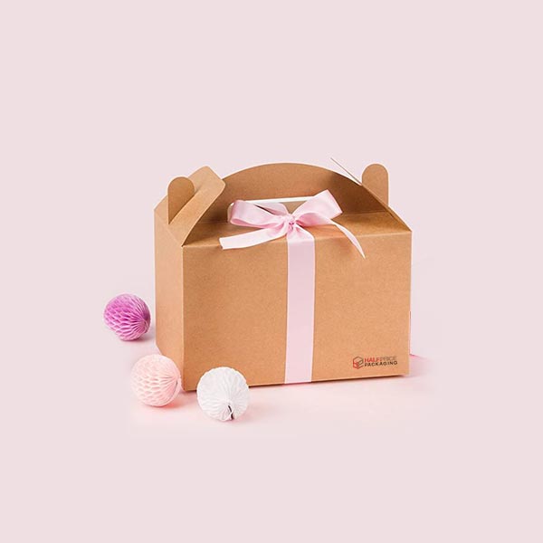 Kraft Paper Gable Box in bulk
