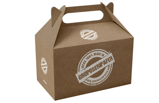 Custom Kraft Paper Gable Box