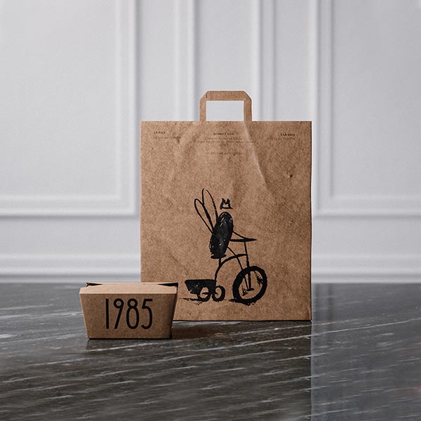 kraft paper take out boxes