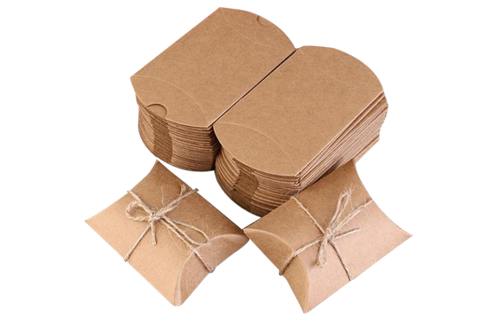 Custom Kraft Pillow Boxes