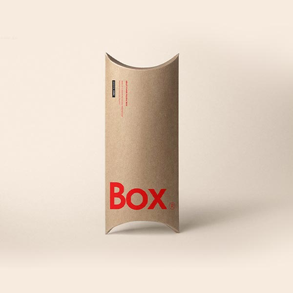 Kraft Pillow Boxes pop up