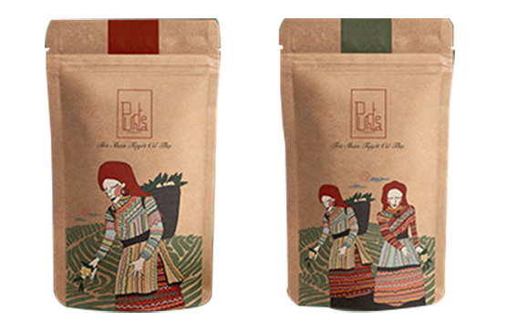 kraft printed mylar bags