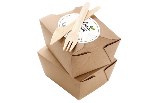 Custom Kraft Take Out Boxes