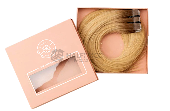 luxury hair extension box wholesale