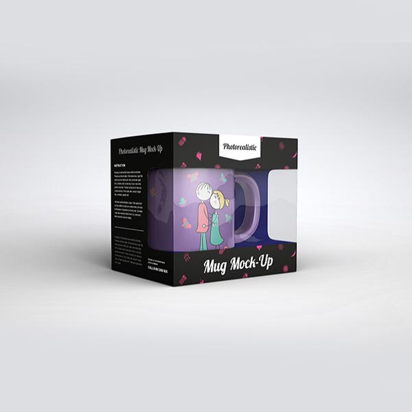 mug boxes with window