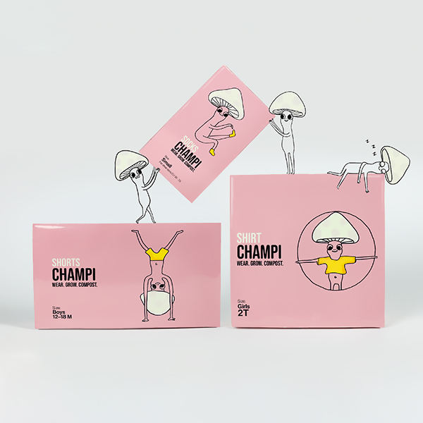 mushroom packaging box