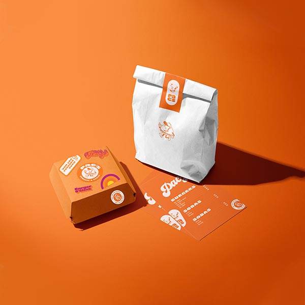 packaging for burger