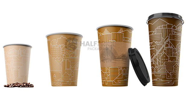 paper coffee cups with lids