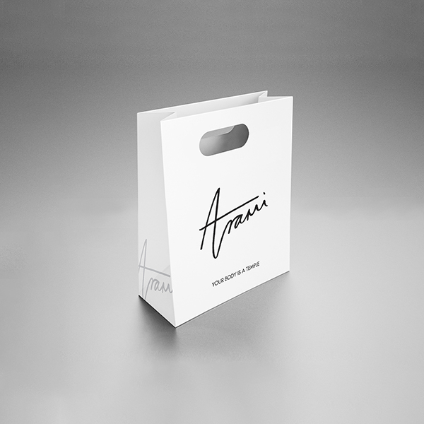 paper shopping bags with handles