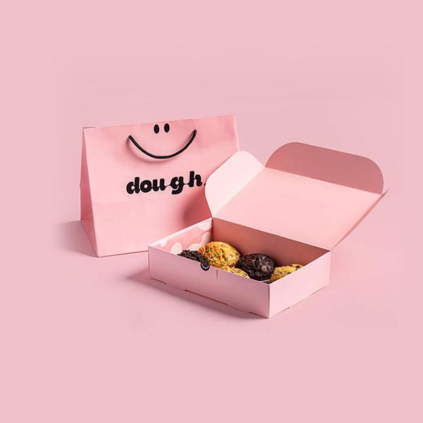 pink bakery boxes